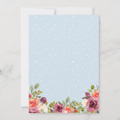 いかり航海のフローラボーイベビーシャワー 招待状 (裏面)