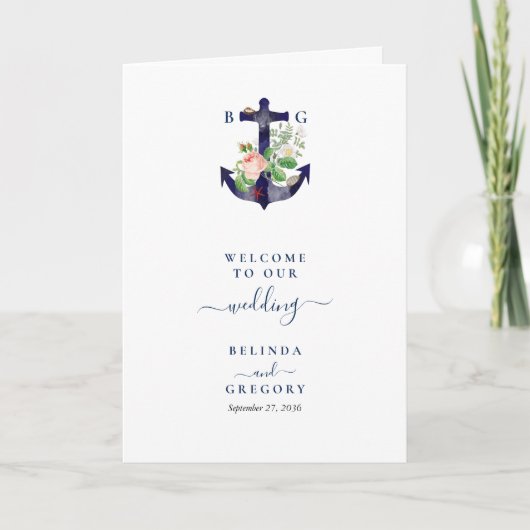 いかり航海のフローラ結婚の送達順位 プログラム (正面)