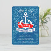 いかり航海のブライダルシャワークルーズ 招待状 (スタンド正面)