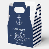 いかり航海のブライダルシャワーネイビーブルー フェイバーボックス (オープン)