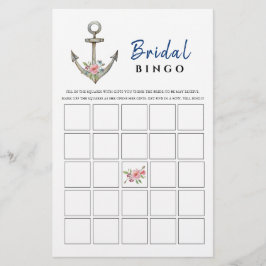 いかり航海のブライダルシャワービンゴゲーム