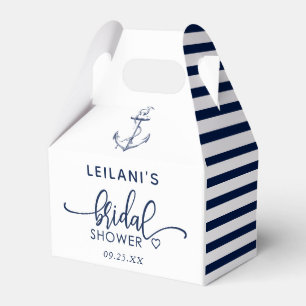 いかり航海のブライダルシャワー白 フェイバーボックス