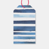 いかり航海のブルーと赤の赤ちゃんシャワーありがとう ギフトタグ (裏面)