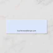 いかり航海のブルー名刺 スキニー名刺 (裏面)