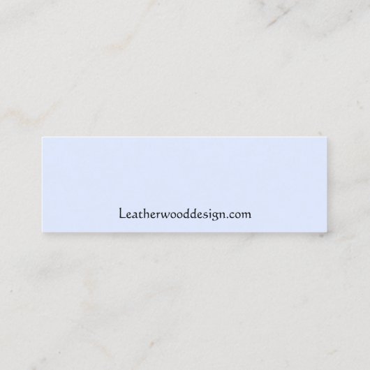 いかり航海のブルー名刺 スキニー名刺 (裏面)