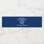 いかり航海のヘルムネイビーブルーファミリー懇親会 ペットボトルラベル (シングルラベル)