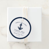 いかり航海のベイビーシャワーありがとう フェイバータグ (インサイチュ)