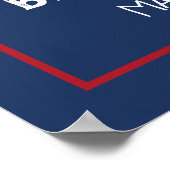 いかり航海のベビーシャワー歓迎サイン ポスター (角)