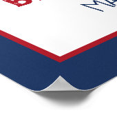 いかり航海のベビーシャワー歓迎サイン ポスター (角)