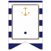 いかり航海のベビーシャワー バンティングフラッグ (第2の旗)