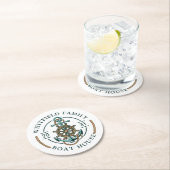 いかり航海のボートホイール及びロープファミリー ラウンドペーパーコースター (インサイチュ)