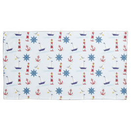 いかり航海のボートライトハウスシーシップ 枕カバー