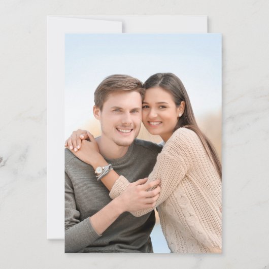 いかり航海のモノグラムセージ結婚グリーン セーブザデート (裏面)