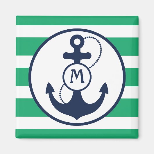 いかり航海のモン マグネット (正面)