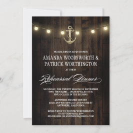 いかり航海のリハーサルディナー招待状 招待状