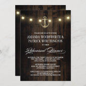 いかり航海のリハーサルディナー招待状 招待状 (正面/裏面)