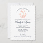 いかり航海のリハーサルディナー 招待状 (正面)