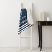 いかり航海のロープ海軍ブルー氏&ミセス シェルパブランケット (インサイチュ)