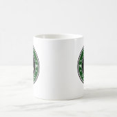 いかり航海のロープ船長ボートまたは名前の両面 コーヒーマグカップ (中央)