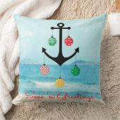 いかり航海の付きクリスマス枕 クッション (ブランケット)