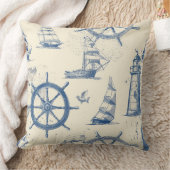 いかり航海の付き枕及び船舶用車輪デザイン クッション (ブランケット)