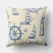 いかり航海の付き枕及び船舶用車輪デザイン クッション (裏面)