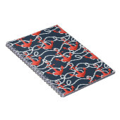 いかり航海の及びロープパターン ノートブック (右側)