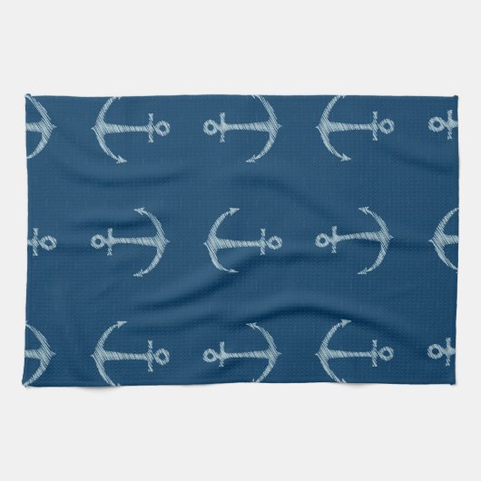 いかり航海の帆帆走式キッチンディッシュタオル キッチンタオル (横)