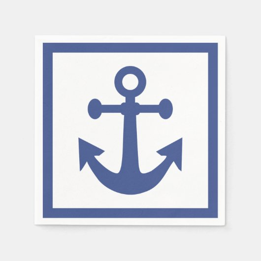 いかり航海の紙ナプキン スタンダードカクテルナプキン (正面)