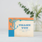 いかり航海の結婚の感謝はがき ポストカード (スタンド正面)