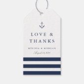 いかり航海の結婚式の引き出物サンキュー ギフトタグ (正面)