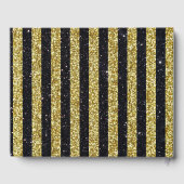 いかり航海の金ゴールドブラックストライプゲストブック ゲストブック (裏面)