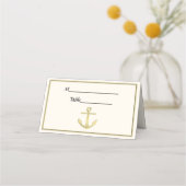 いかり航海の金ゴールド枠2エスコートカード プレイスカード (裏面)