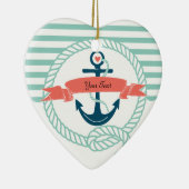 いかり航海の- 2辺 セラミックオーナメント (右)