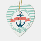 いかり航海の- 2辺 セラミックオーナメント (左)