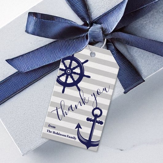 いかり船航海の輪 ギフトタグ