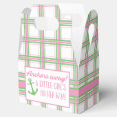 いかり遠くにガール航海のベビーシャワー フェイバーボックス (オープン)