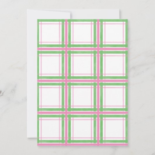 いかり遠くにガール航海のベビーシャワー 招待状 (裏面)