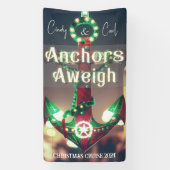 いかり遠くにクリスマスクルーズ 横断幕 (縦)