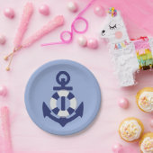 いかり遠くにベビーシャワー紙プレート ペーパープレート (パーティー)