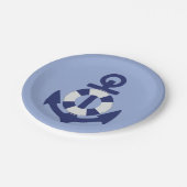 いかり遠くにベビーシャワー紙プレート ペーパープレート (アングル)