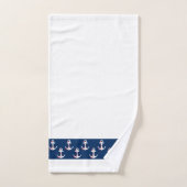 いかり遠くに縁どのタオル バスタオルセット (ハンドタオル)