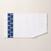 いかり遠くに縁どのタオル バスタオルセット (ハンドタオル)