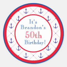 いかり遠くに赤白青50誕生日