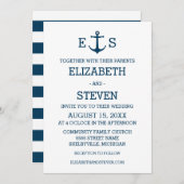 いかり遠くに 招待状 (正面/裏面)