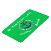 いかり重グリーンステートルームドアマーカーグリーン マグネット (左側)