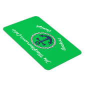 いかり重グリーンステートルームドアマーカーグリーン マグネット (右側)