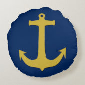 いかり金ゴールド+バックグラウンドとアイディア ラウンドクッション (裏面)