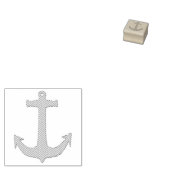 いかり金ゴールド+バックグラウンドとアイディア ラバースタンプ (押印)