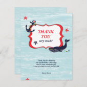 いかり鯨サンキューカード 招待状 (正面/裏面)